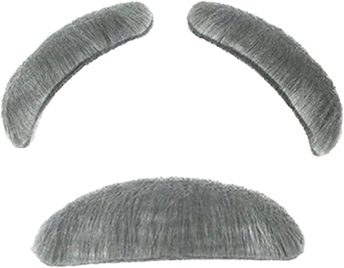 Kids 100 Days of School Costume for Boys - Halloween Old Man Costume Hat, Glasses and Grandpa Vest Set for Child,Lightgrey2-6