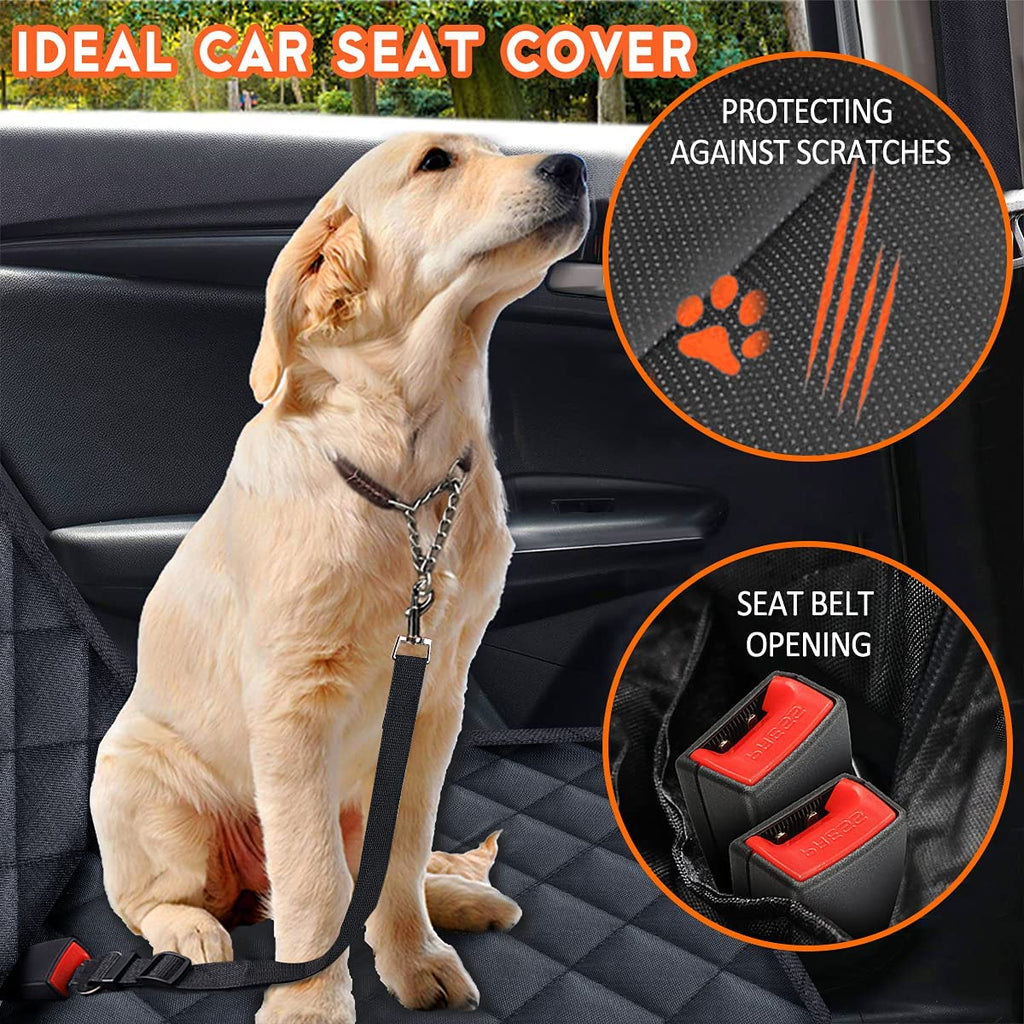 Warteproof Dog Car Seat Cover-Durable Back Seat Protector