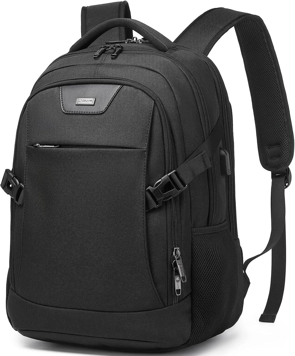 Anti-Theft Laptop Backpack, Black, 15.6-14-13 Inch Laptop Sleeve, USB Charging Port