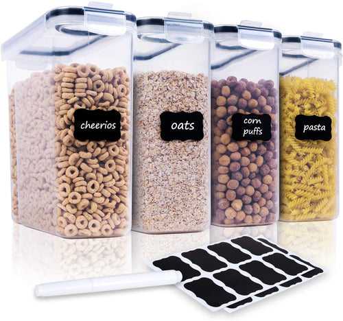 Set - 4 Piece Airtight Cereal Storage Containers(135.2Oz)